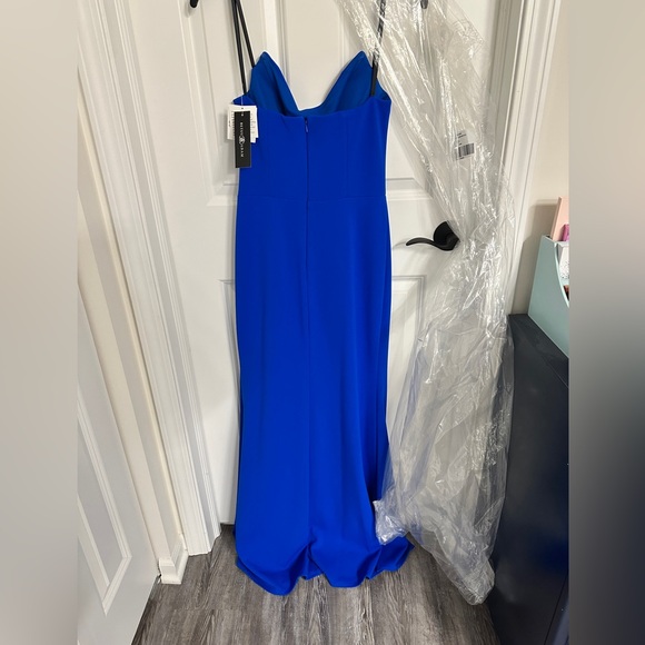 Betsy Adam stunning cobalt blue sweetheart neckline formal dress size 6 - Picture 3 of 5